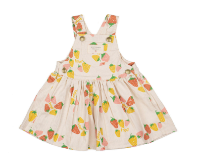 Overall Dress - Strawberry