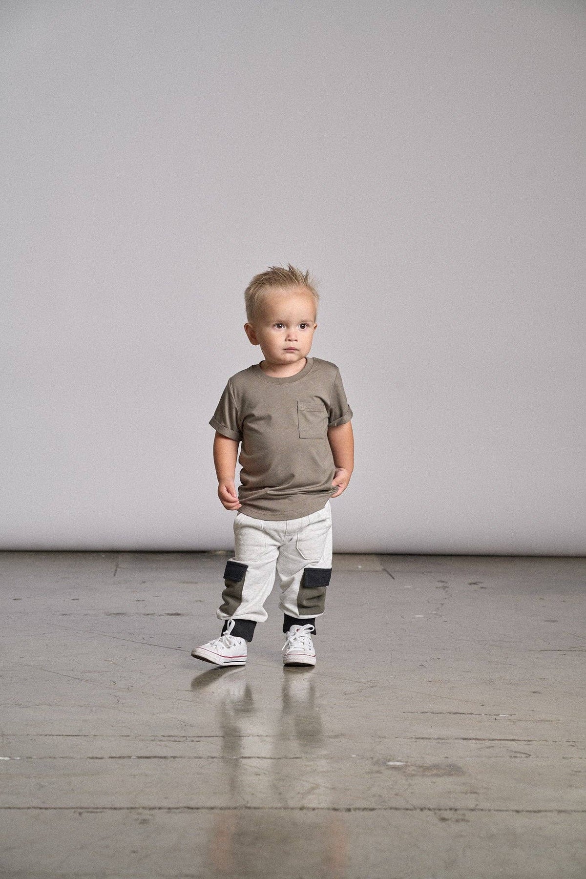 Army Green Bamboo Pocket Tee