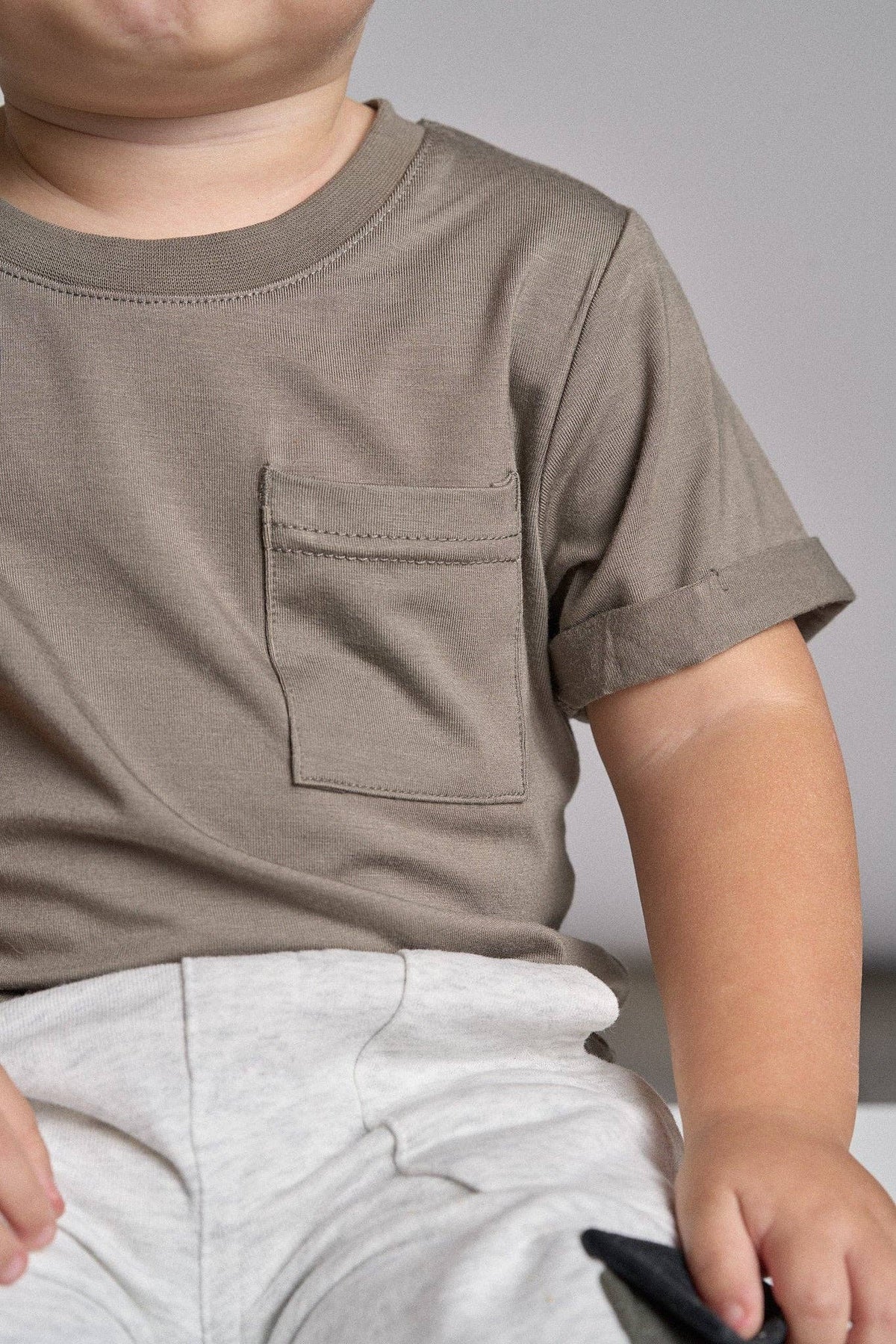 Army Green Bamboo Pocket Tee