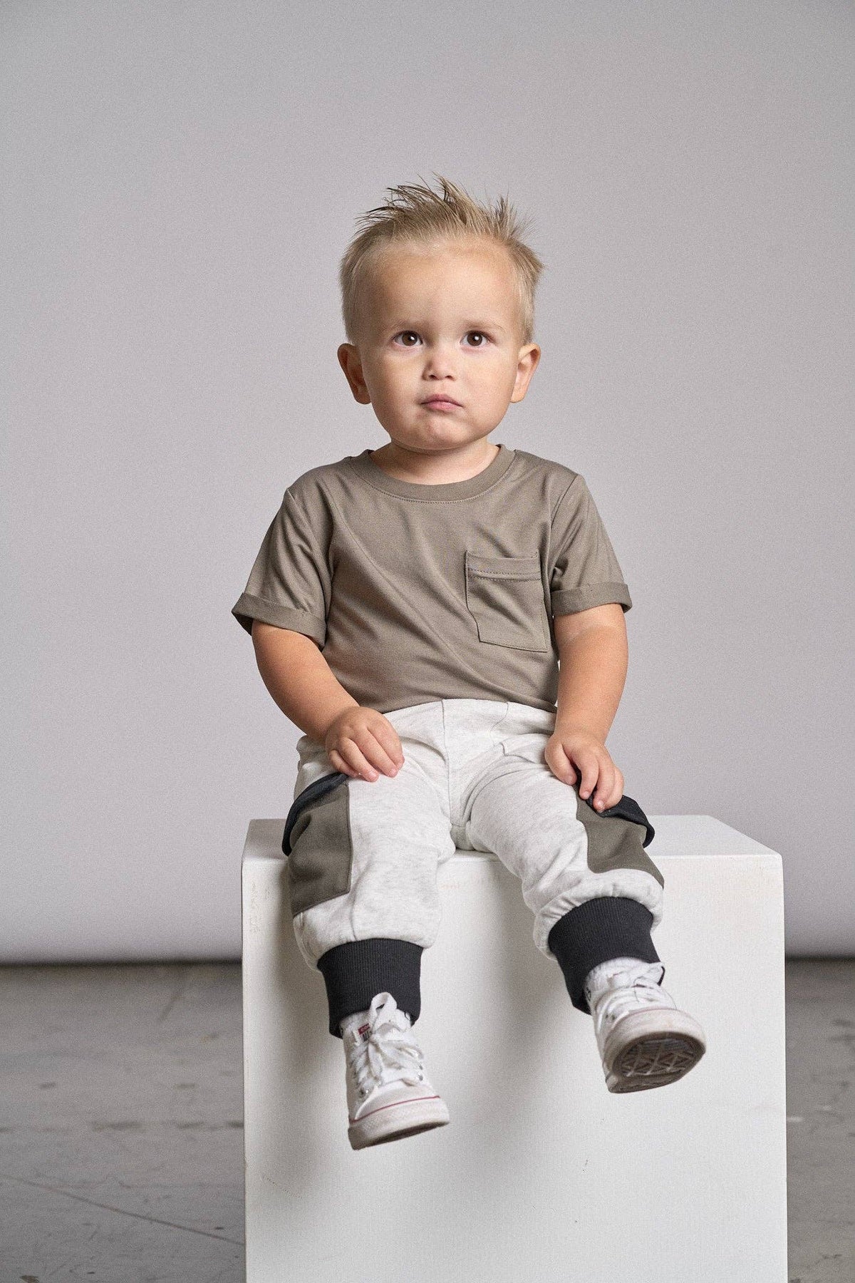 Army Green Bamboo Pocket Tee