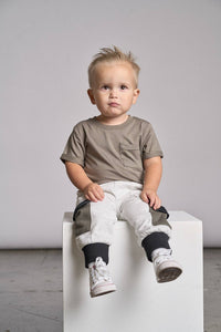 Army Green Bamboo Pocket Tee