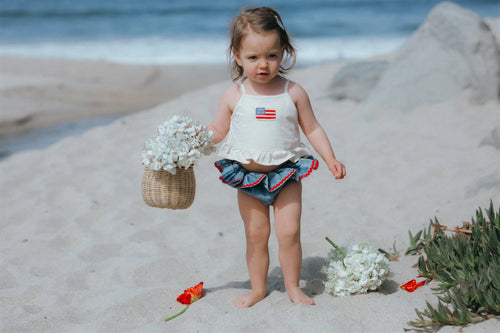 Ruffle Bloomer Set - American Flag