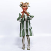 CLEMENTINE DRESS | STRIPED GREEN