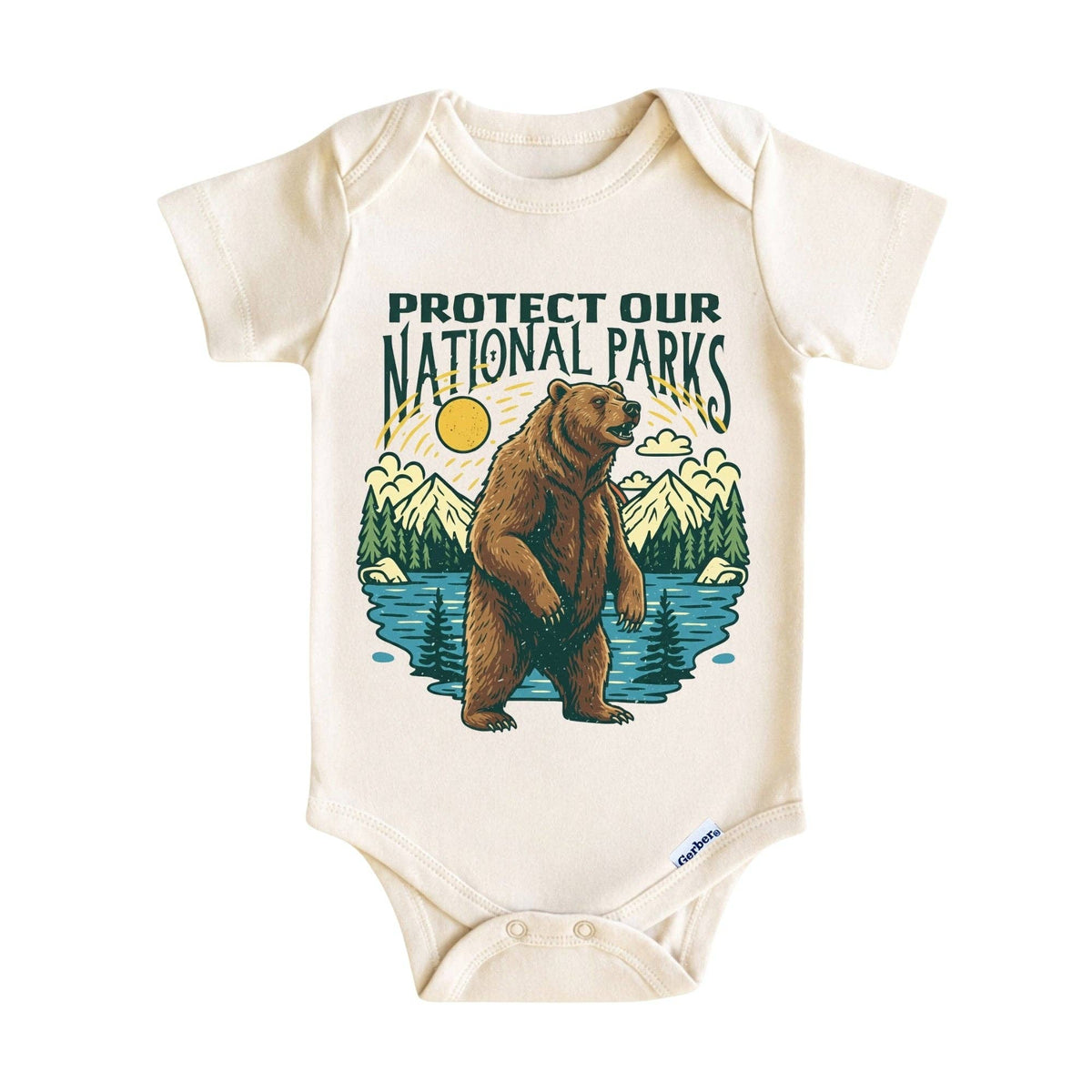 Protect Our National Parks Baby Onesie® - Baby Bodysuit for Boys and Girls