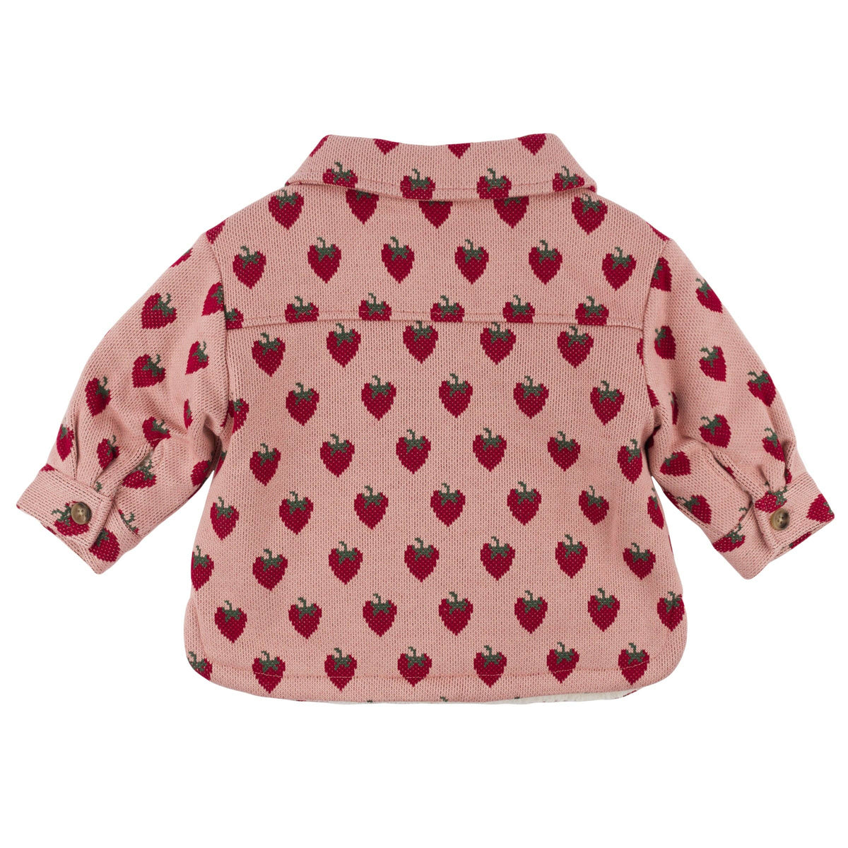 Winter Berries Shacket w/Blush Snowdrift Lining
