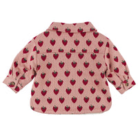 Winter Berries Shacket w/Blush Snowdrift Lining