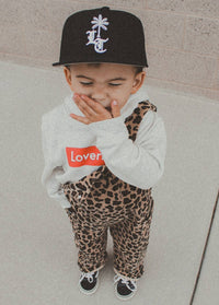 Leopard Print Overalls