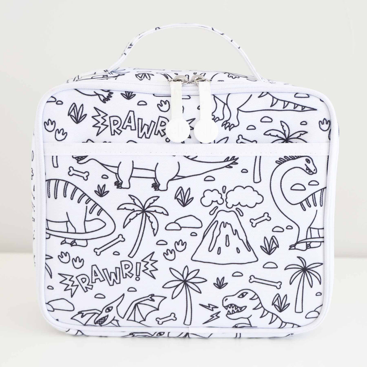 Colorable Lunchbox Jurassic Playground