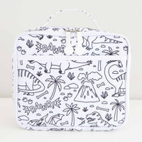 Colorable Lunchbox Jurassic Playground