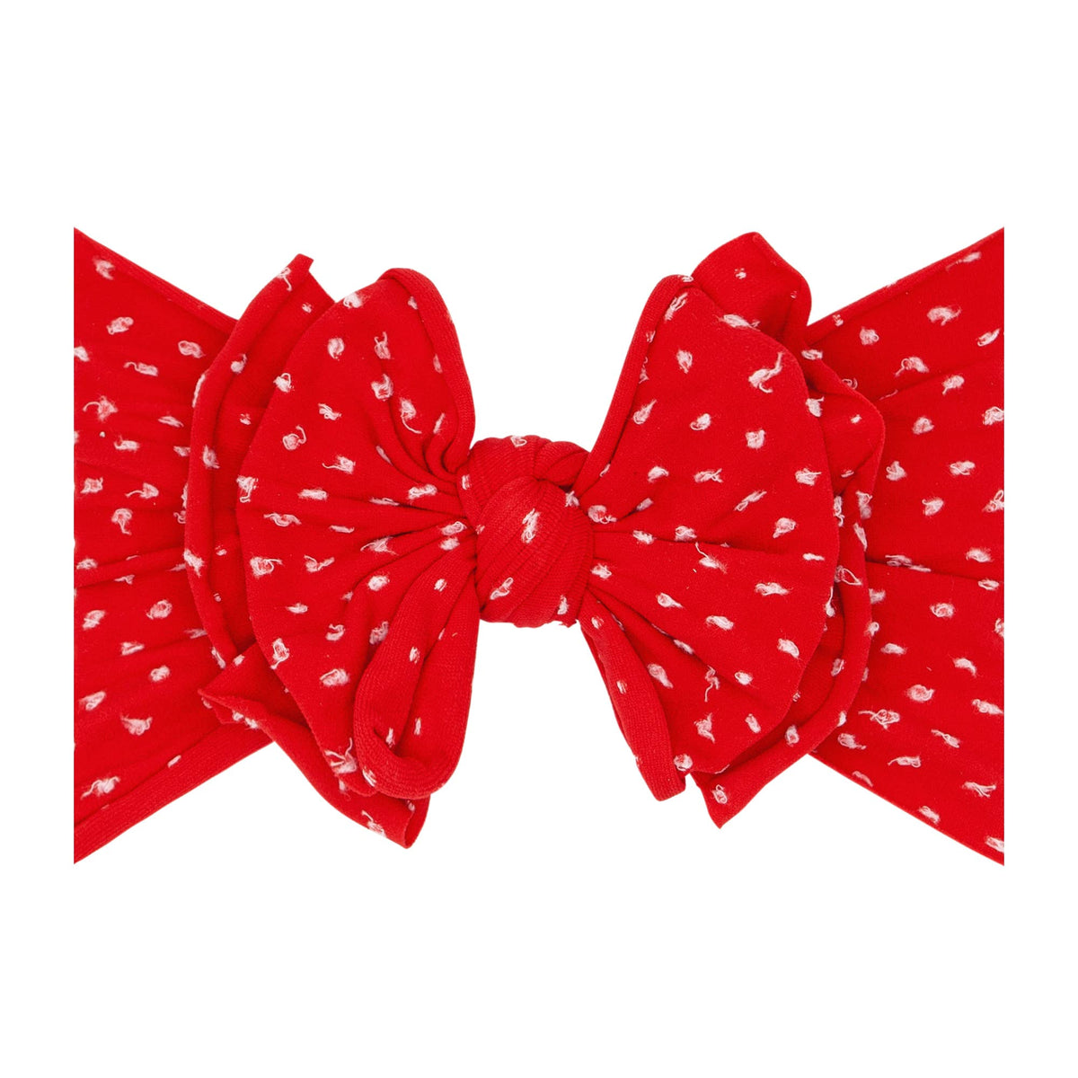 Baby Bling® Shabby Dot FAB-BOW-LOUS® soft nylon bow headband