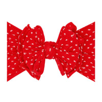 Baby Bling® Shabby Dot FAB-BOW-LOUS® soft nylon bow headband