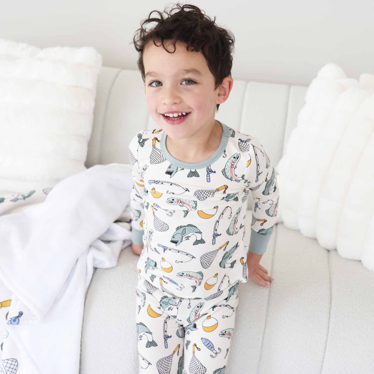 Catch of the Day Two Piece Pajama Set