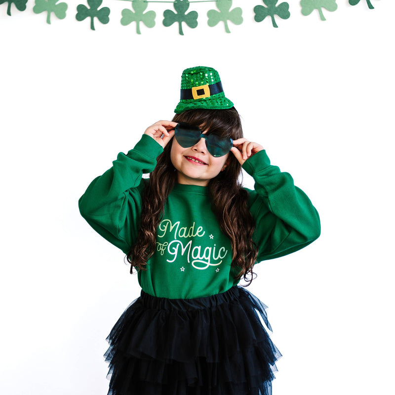 Made of Magic | Kids St. Patrick's Day Sweatshirt
