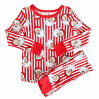 Santa Claus Lane Two Piece Pajama Set