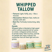 Lavender Whipped Tallow Moisturizer | Natural Beef Tallow Lotion | Calming, Preservative-Free Skincare by Lady May Tallow