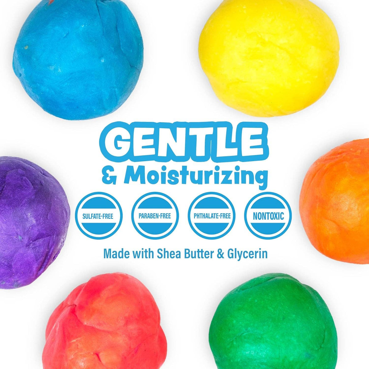 Tub Works® Bath Dough™ Moldable Kids Soap Bath Toy, Variety