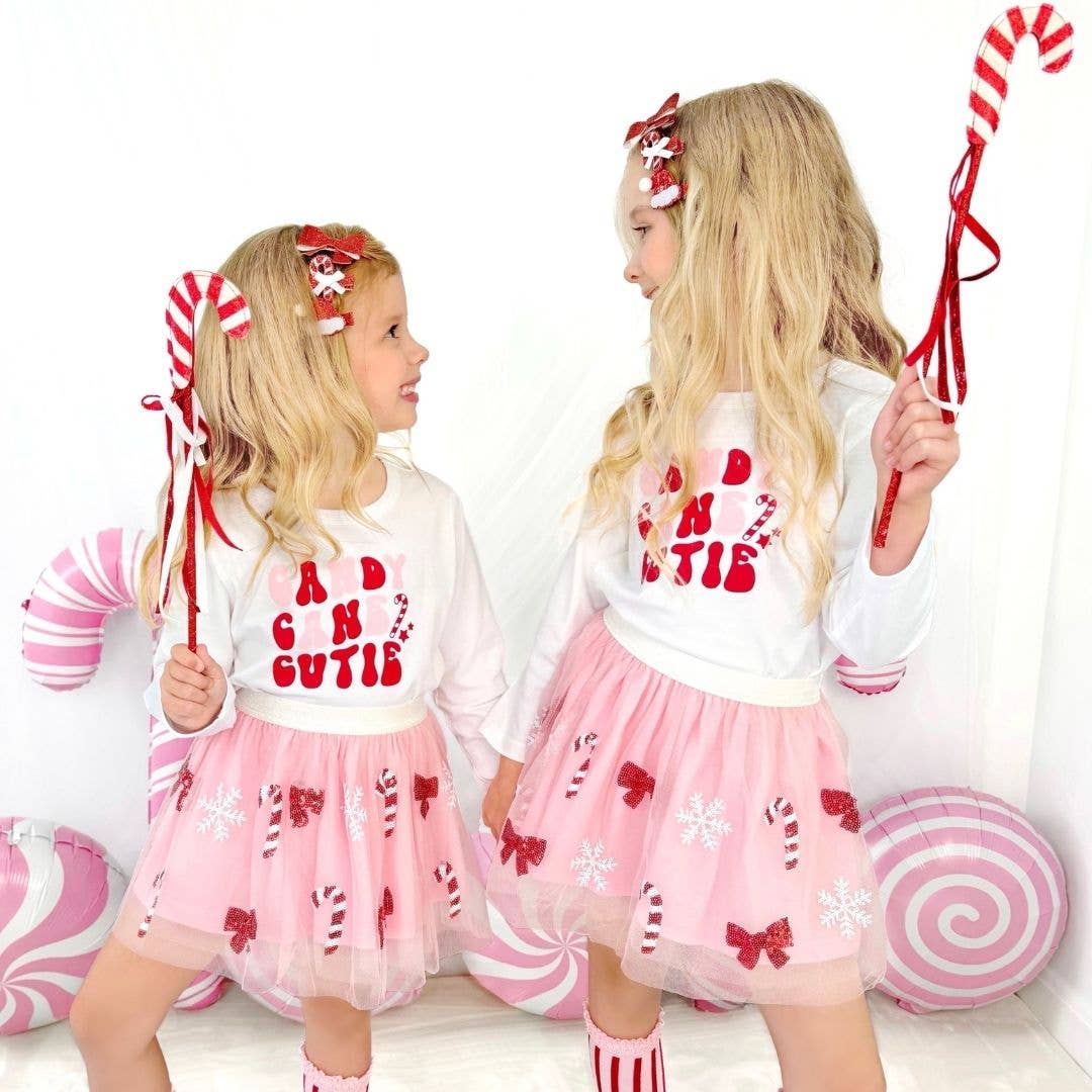 Candy Cane Christmas Wand - Kids Holiday Toy Wand