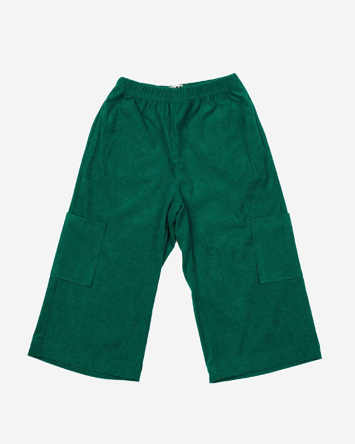 Corduroy Wide Pants - Green