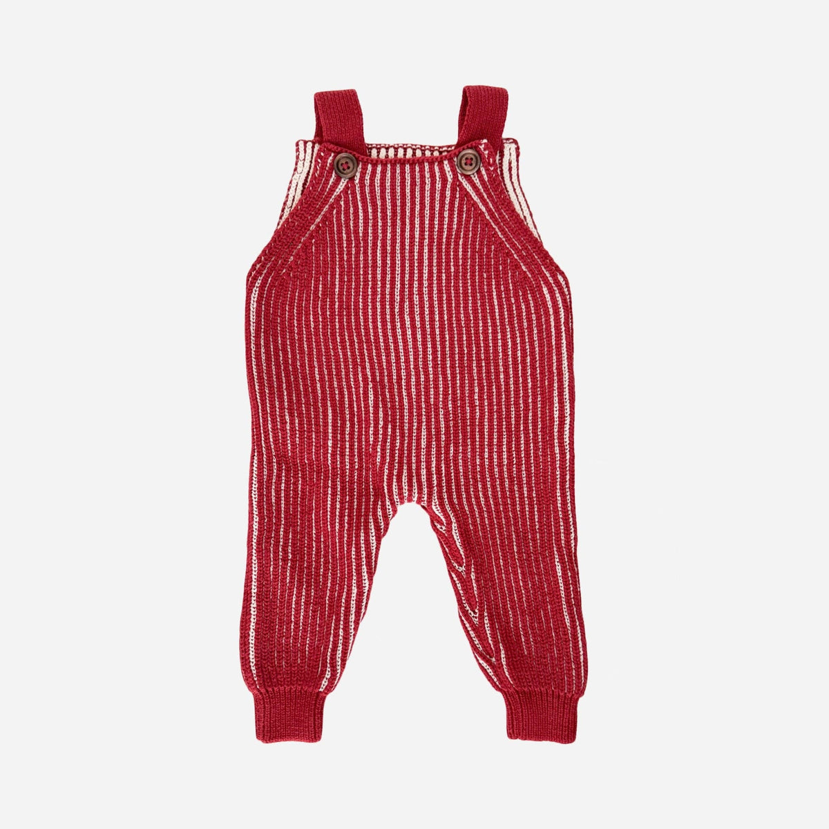 Cotton Brioche Overalls