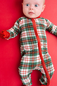 Christmas Plaid Bamboo Sleeper