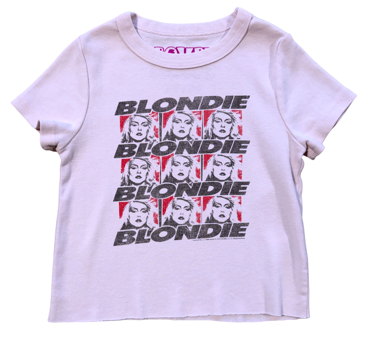 Blondie Pink Pop Fitted Tee