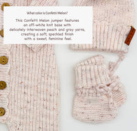 Meka Confetti Melon Jumper