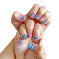 Twirly Teal Piggy Paint Pen - Kids Non-toxic Nail Polish