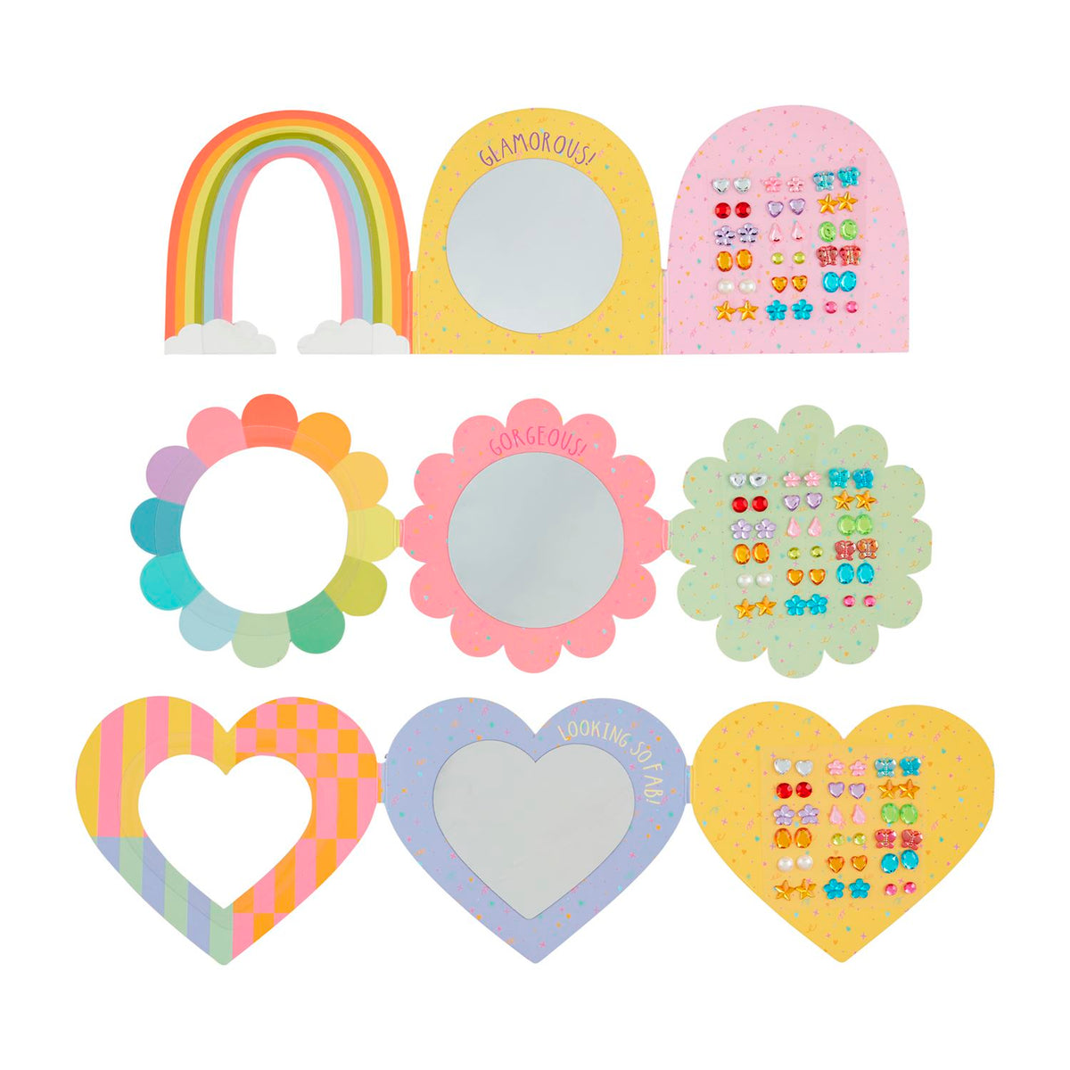 Glitzy Gems Stick-On Earrings