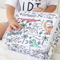 Colorable Lunchbox Jurassic Playground