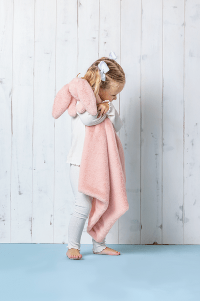 Pink Cuddle Bunny Blanket