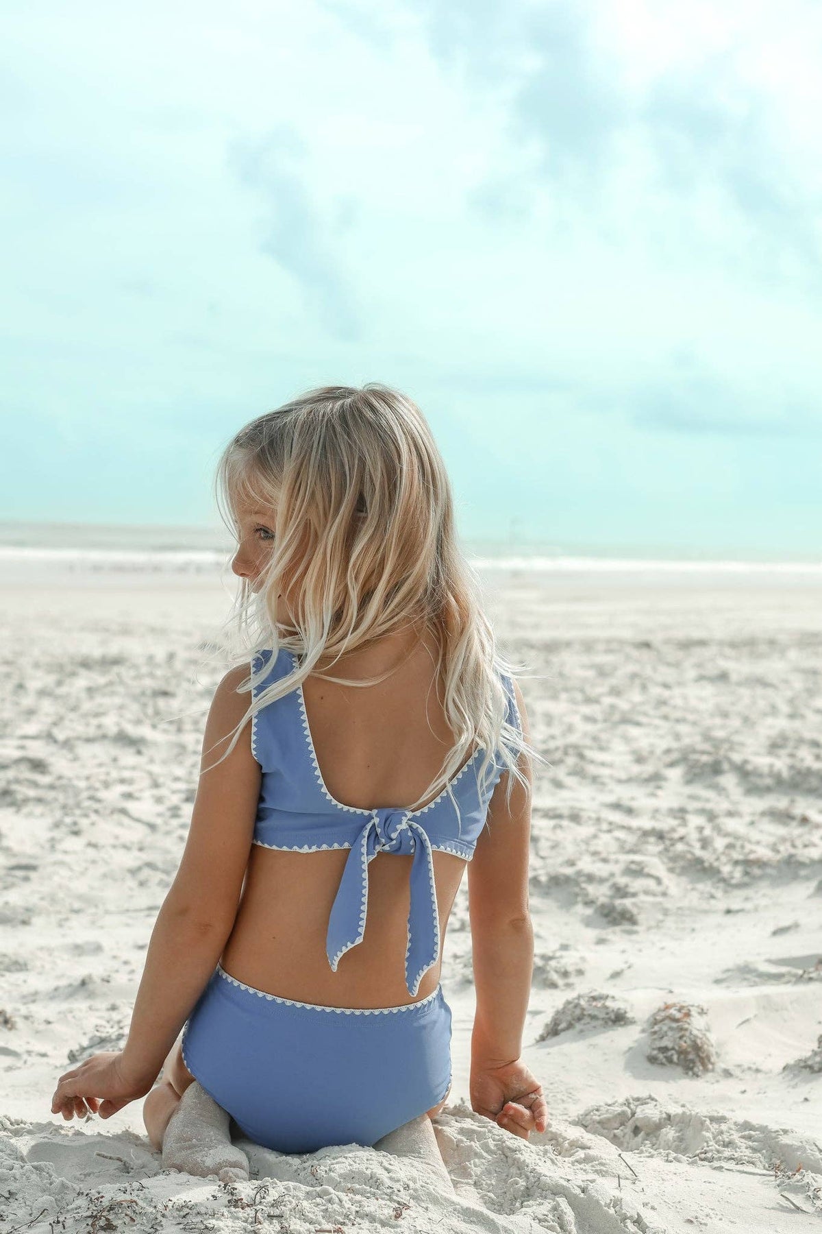 Scoopback Set (bluebird embroidered)