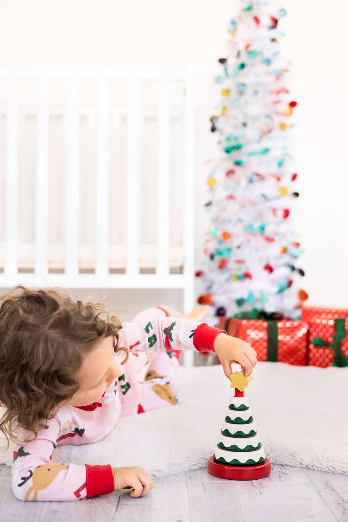 Christmas Tree Stacking Toy, Baby Toddlers Montessori Gift