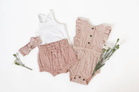 Taffy Floral | Organic Muslin Smocked Headband