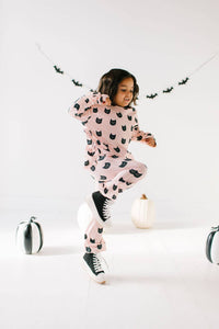 Lounge Wear Set in Black Cat