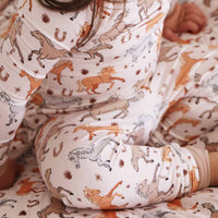 P's Ponies Two Piece Pajama Set