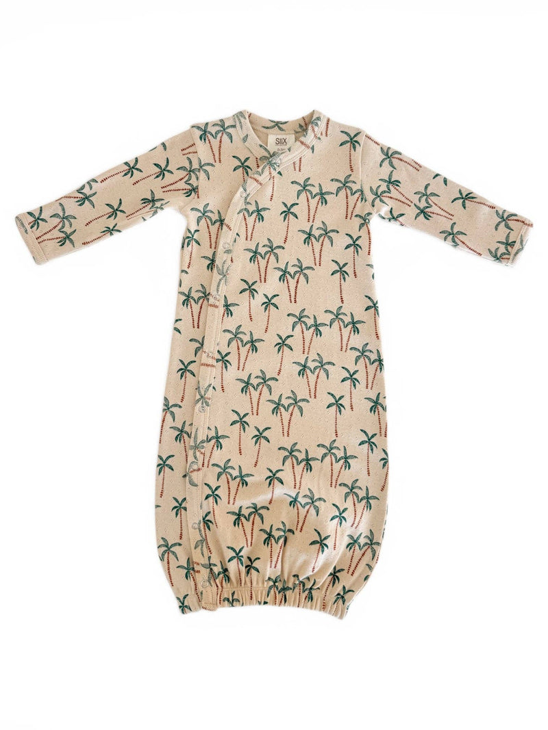 Palm Tree / Organic Pointelle Gown