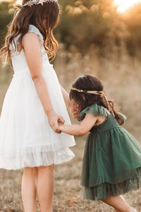 Fawn Dress (forest tulle)