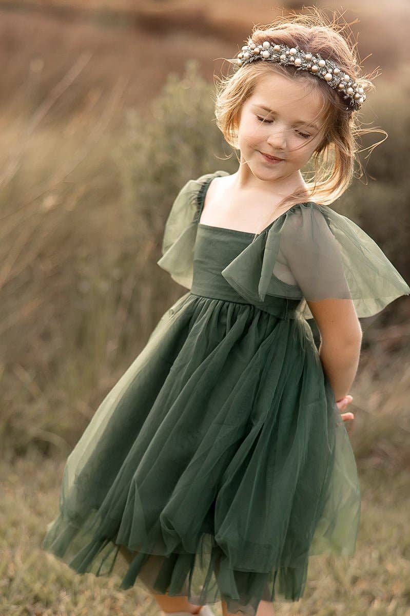 Fawn Dress (forest tulle)