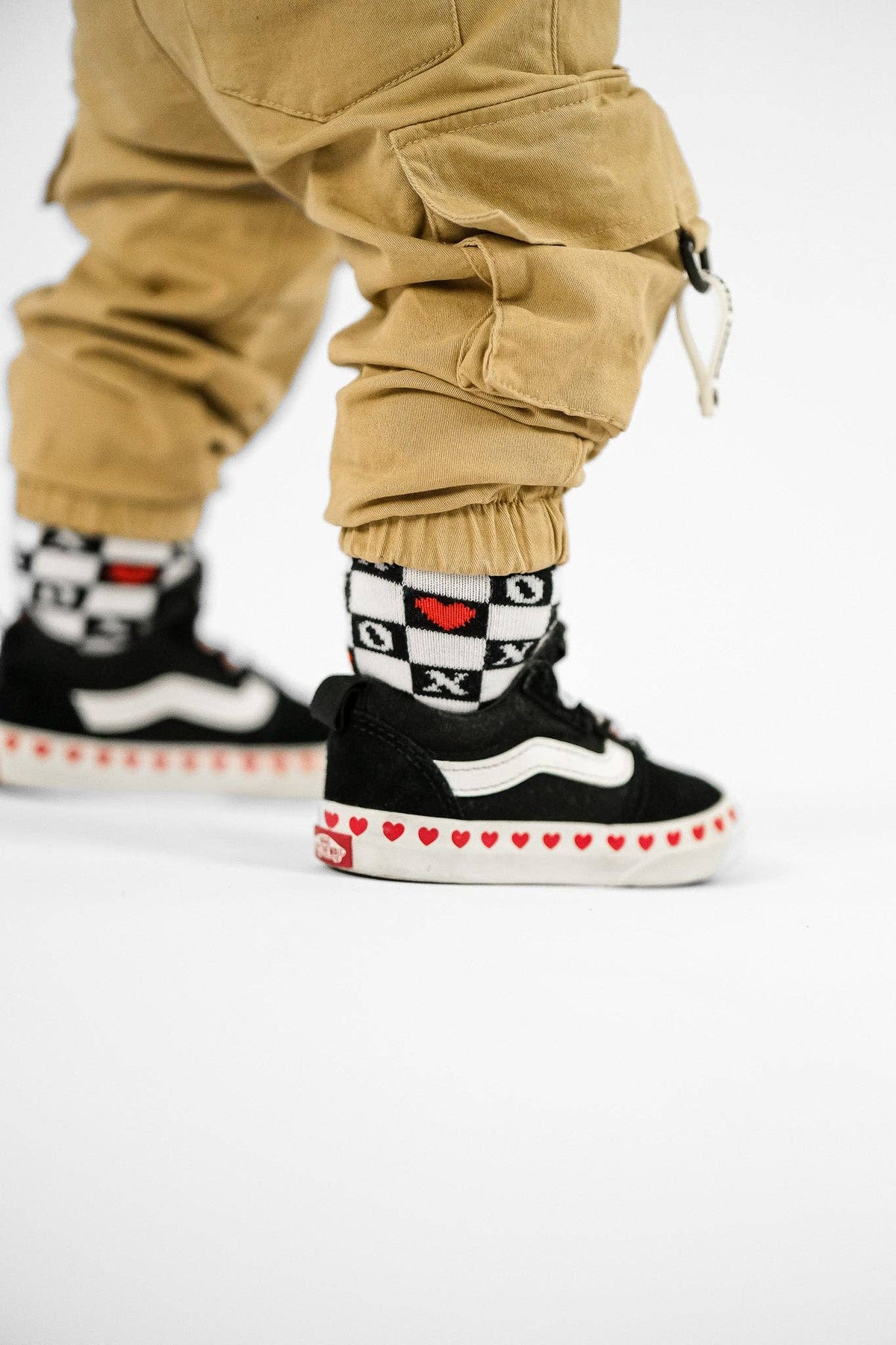 Checked in Love Socks