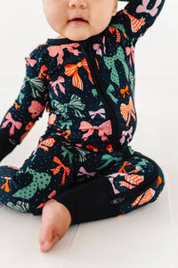 Merry Little Bows Convertible Footies