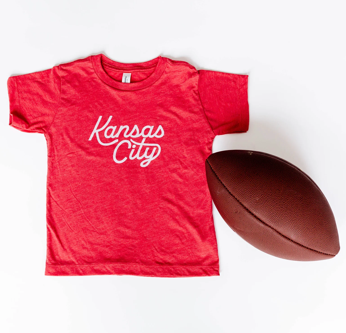 Kansas City Script T-Shirt - Toddler - Red