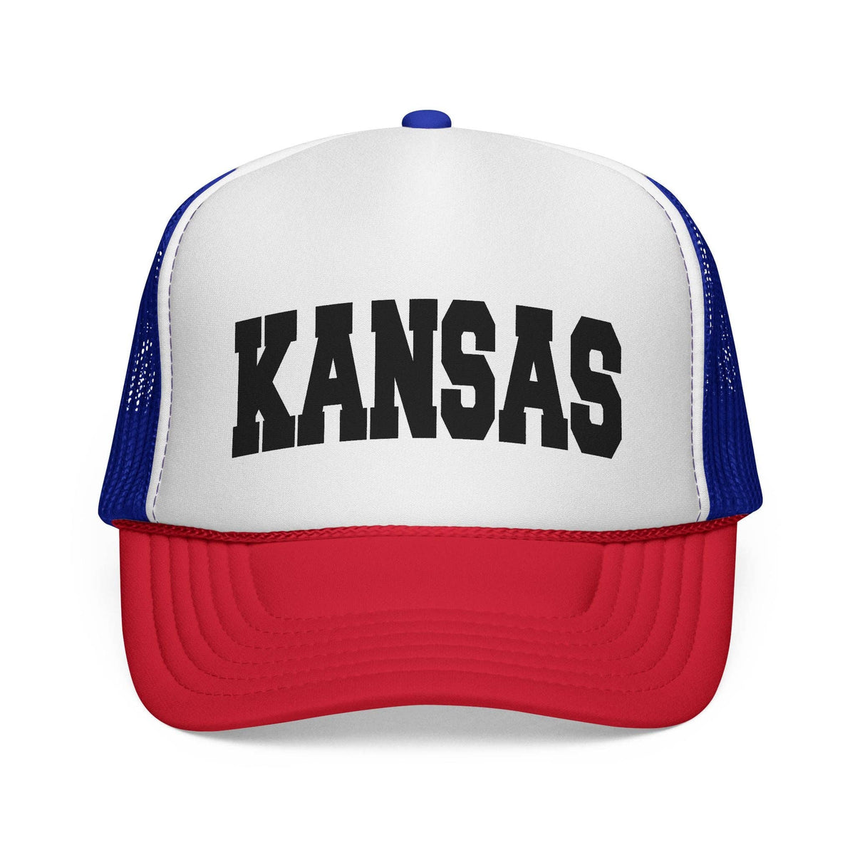 Kids Kansas Retro Collegiate Style Youth Trucker Hat