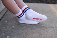 Red and Blue Stripe Washington V2 Socks