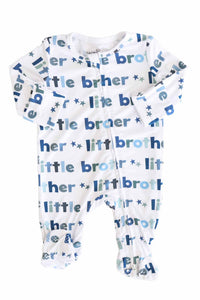 Little Brother Zipper Footie