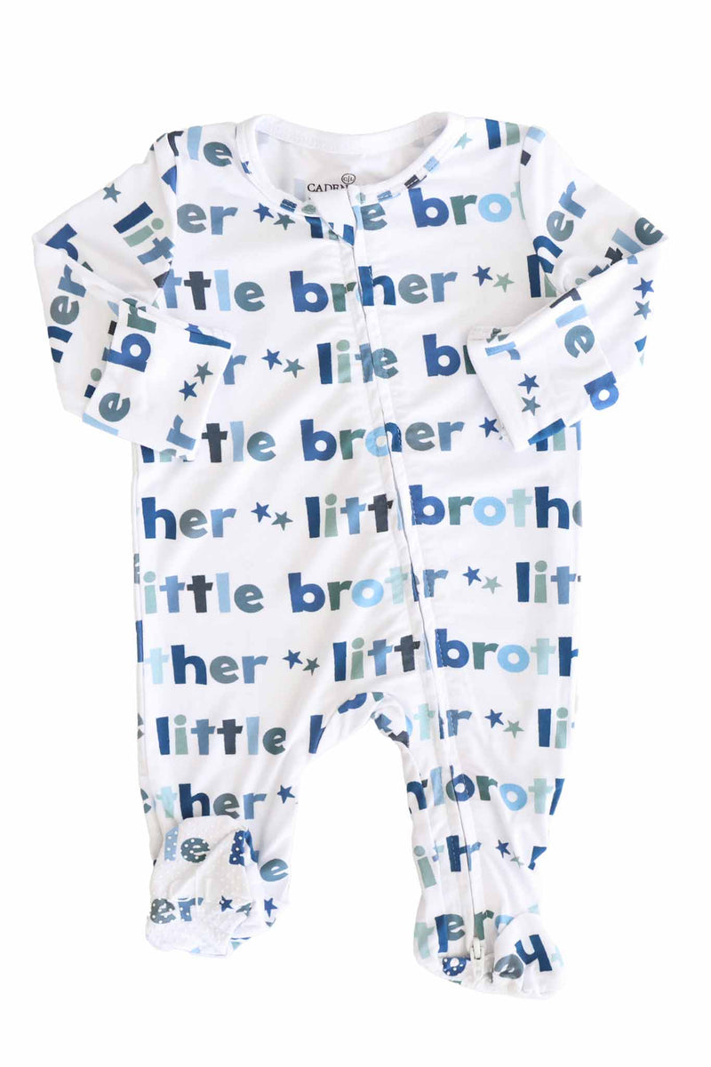 Little Brother Zipper Footie