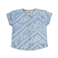 Bandana Print Light Shirt