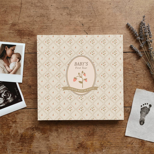 Cottage Garden Baby Memory Book