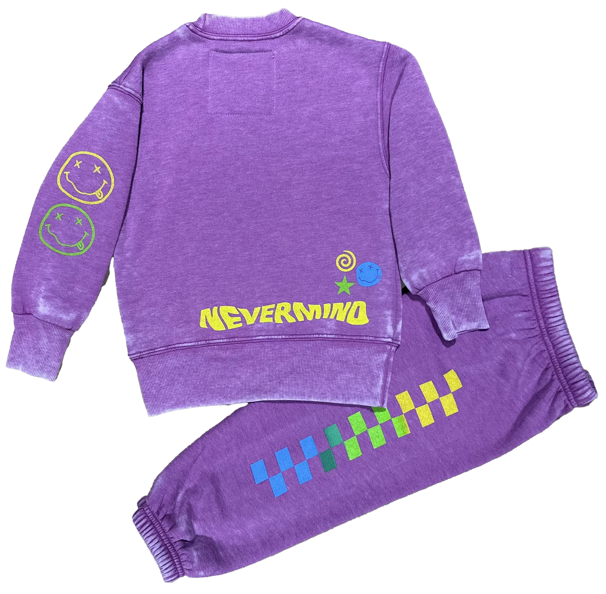 Nirvana Purple Nevermind Crewneck