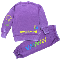 Nirvana Purple Nevermind Crewneck