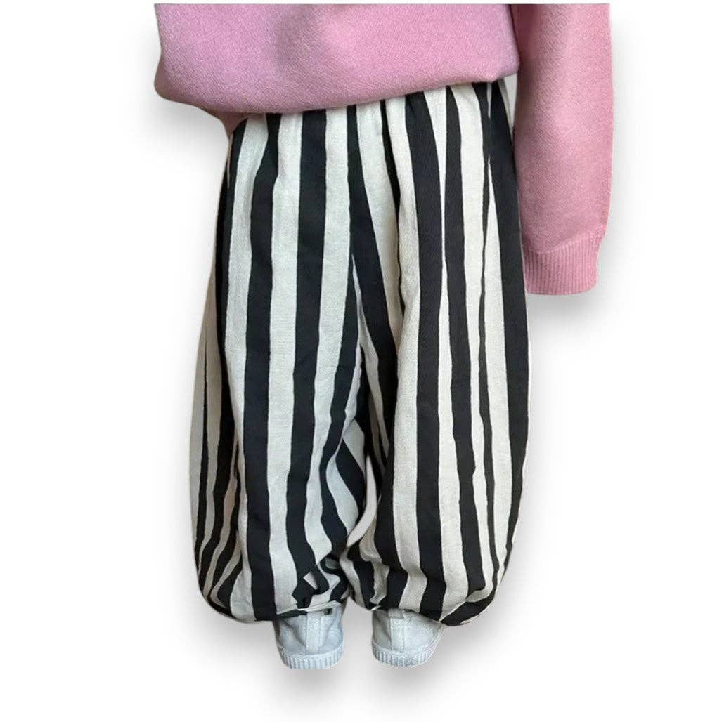 Kids Striped Baggy Pant - Jester Balloon Pant